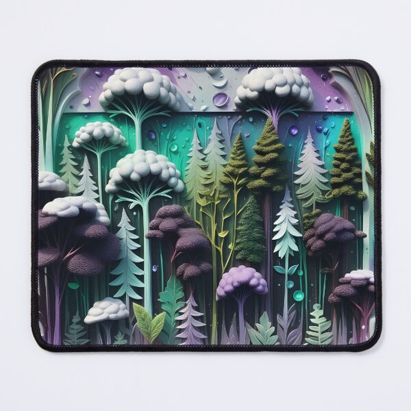 Item preview, Realistic delicate 3D wild forest - expressive botanical pattern. designed and sold by My-fake-places.