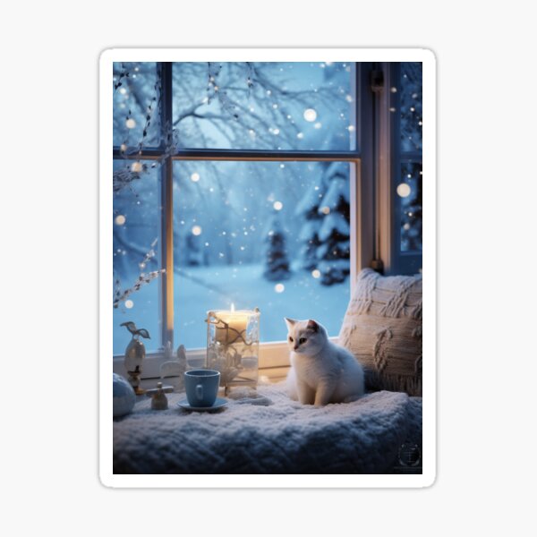 Item preview, Cat With Warm Lights designed and sold by SallieIrma.