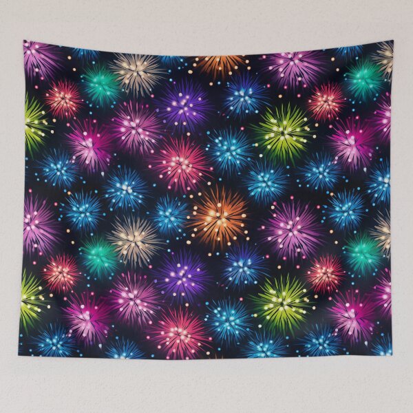 Artikelvorschau, Fireworks Pattern entworfen und verkauft von SideSignal.