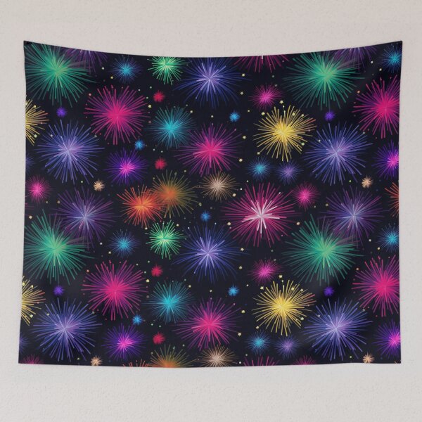 Artikelvorschau, Fireworks Pattern entworfen und verkauft von SideSignal.