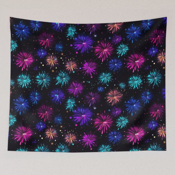 Artikelvorschau, Fireworks Pattern entworfen und verkauft von SideSignal.
