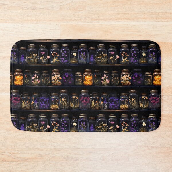 Item preview, Green Witch Apothecary - Witchy Dark Botanicals All-Over-Print designed and sold by ThreeHaresMedia.