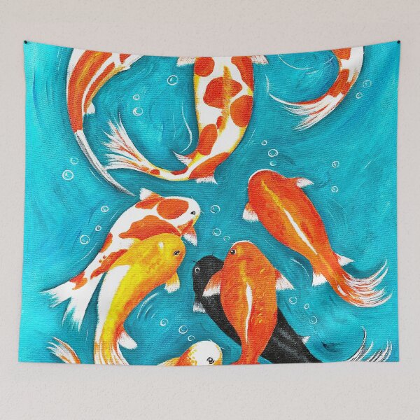 Item preview, Koi Fish Painting designed and sold by TeraiNB.