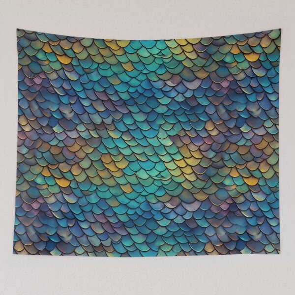 Item preview, Fishscales Pattern designed and sold by SideSignal.