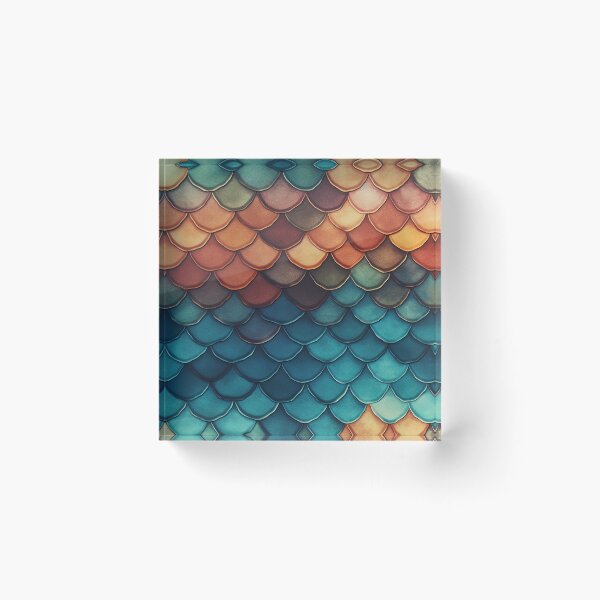 Item preview, Fishscales Pattern designed and sold by SideSignal.