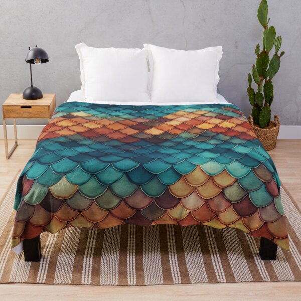 Item preview, Fishscales Pattern designed and sold by SideSignal.
