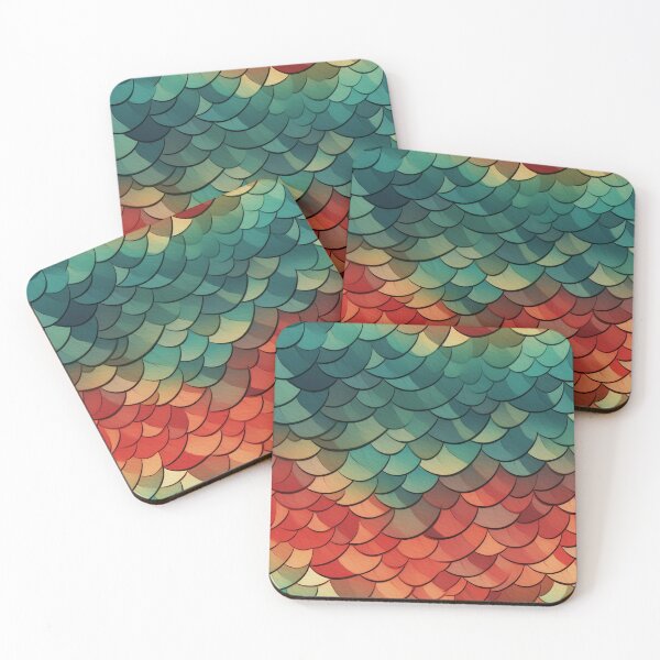 Item preview, Fishscales Pattern designed and sold by SideSignal.