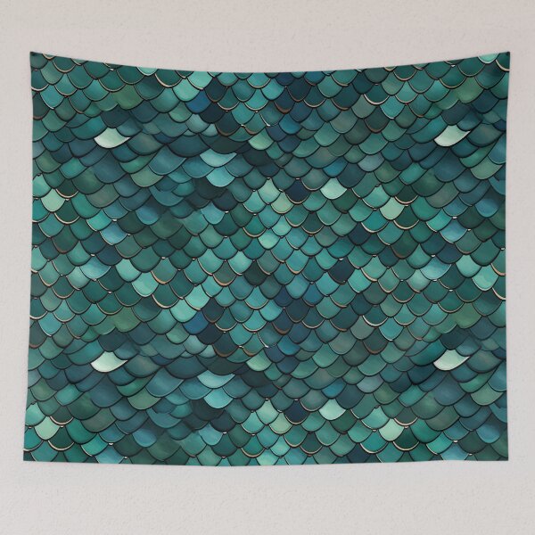 Item preview, Fishscales Pattern designed and sold by SideSignal.