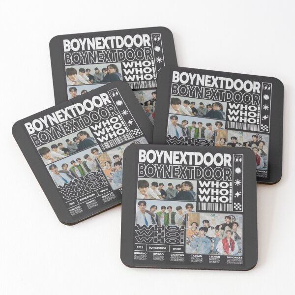Item preview, BOYNEXTDOOR black and white hot sexy concept  kpop boy group members poster JAEHYUN, SUNGHO, RIWOO, TAESAN, LEEHAN, WOONHAK. designed and sold by Kpop-Noona.