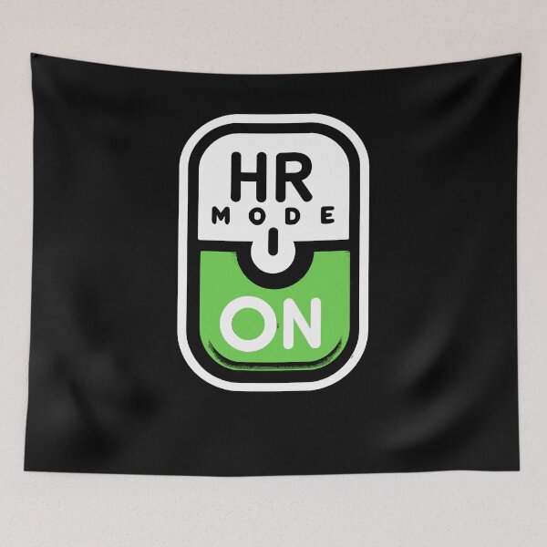 Item preview, HR Mode On  designed and sold by TeesYouWant.