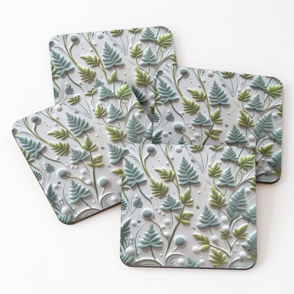 Item preview, Realistic delicate 3D wild leaves - expressive botanical pattern. designed and sold by My-fake-places.