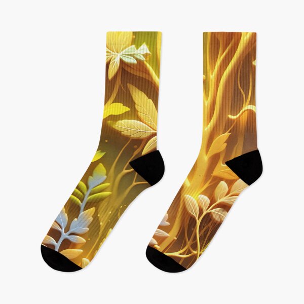 Item preview, Yellow nature in 3D/1 - expressive botanical pattern. designed and sold by My-fake-places.