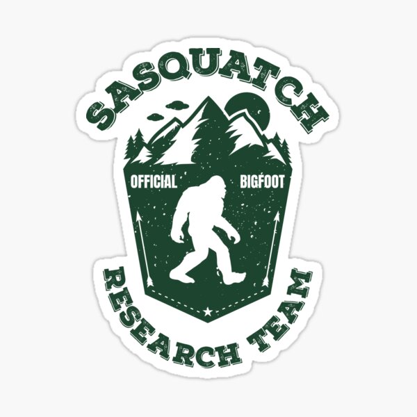 Item preview, Sasquatch Research Team Bigfoot UFOs designed and sold by bigfootsociety.