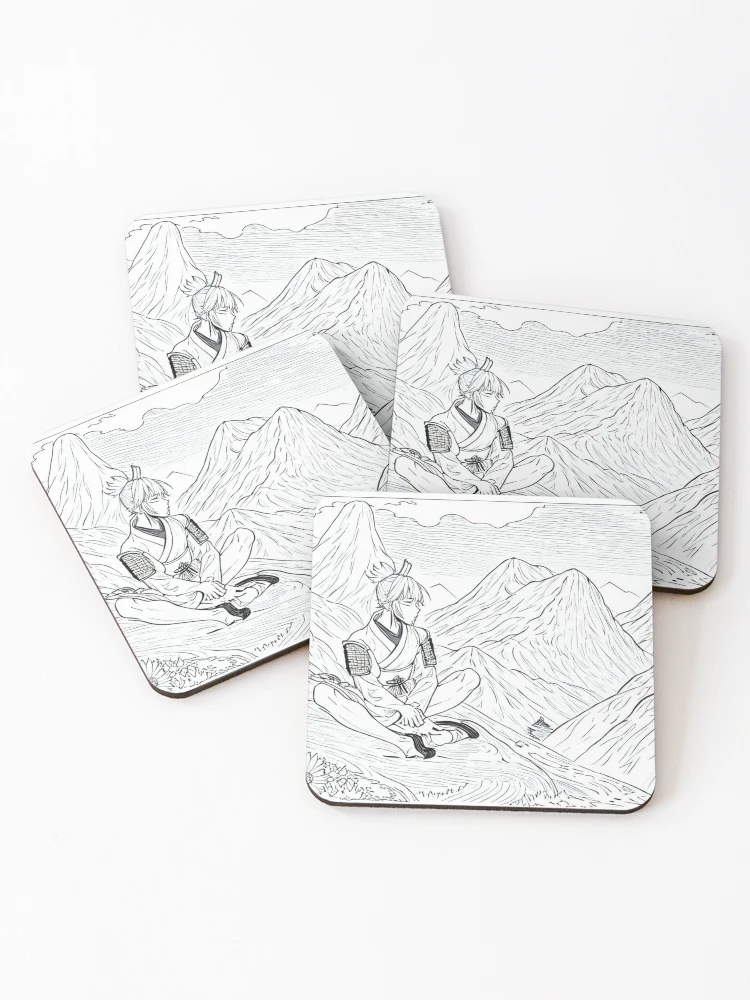 Thumbnail 1 of 5, Coasters (Set of 4), Samurai Line designed and sold by InchoStyle.