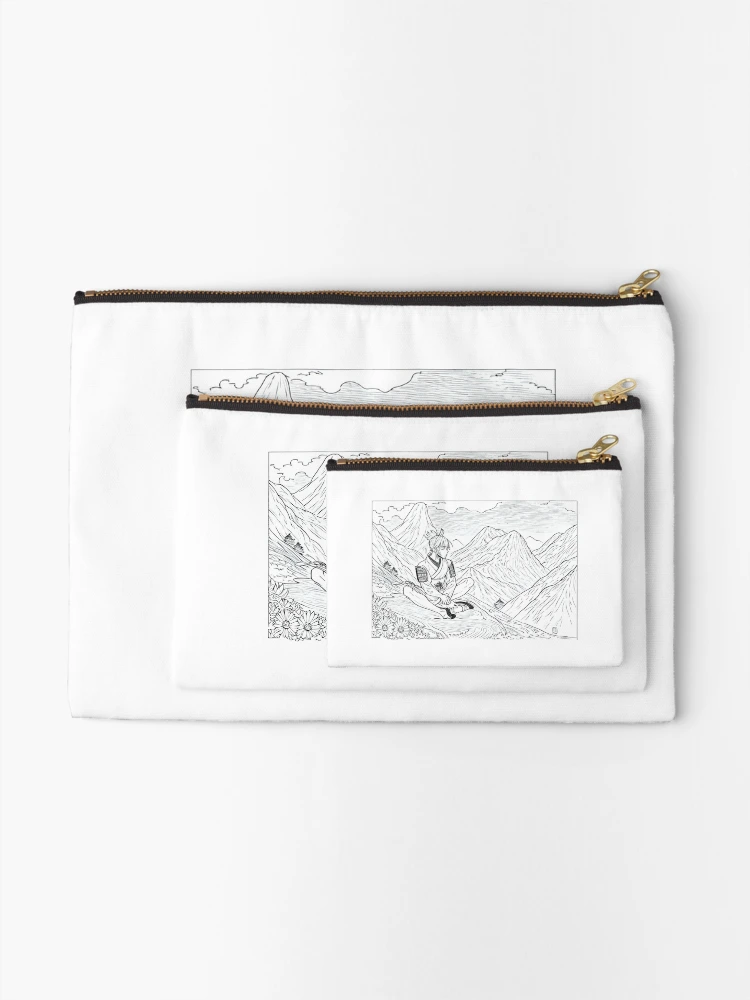 Thumbnail 2 of 4, Zipper Pouch, Samurai Line designed and sold by InchoStyle.