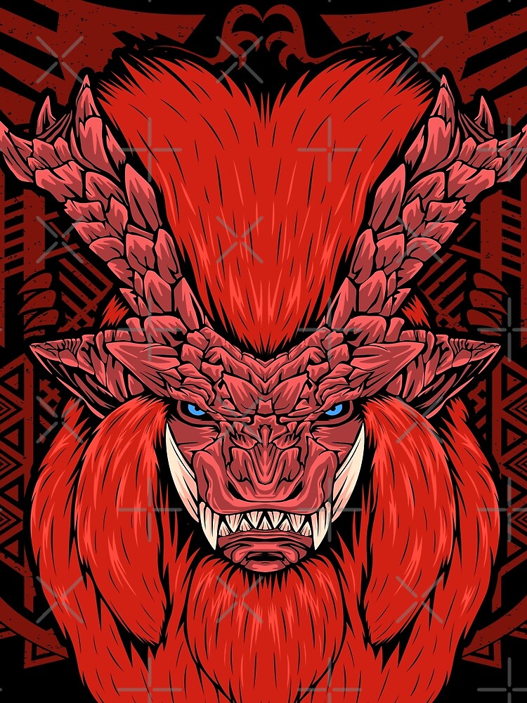 Teostra MHW Scarf For Sale By Dandeelion Redbubble   Flat,750x1000,075,t.u5 