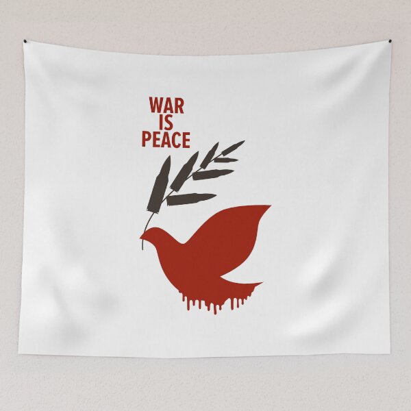Item preview, War Is Peace: A George Orwell Tribute - Thought-Provoking Artwork for a World in Turmoil designed and sold by Boogosh.