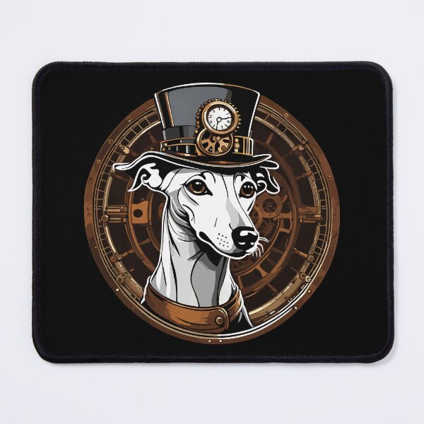 Item preview, Steampunk Whippet in a Top Hat designed and sold by Ameiva-Apparel.