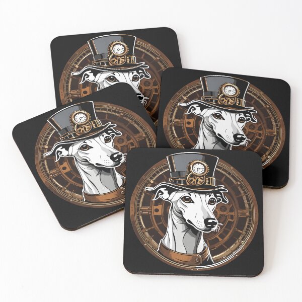 Item preview, Steampunk Whippet in a Top Hat designed and sold by Ameiva-Apparel.