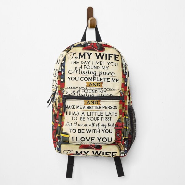 Item preview, Firefighter To My Wife Missing Piece designed and sold by SameeraDammeyer.