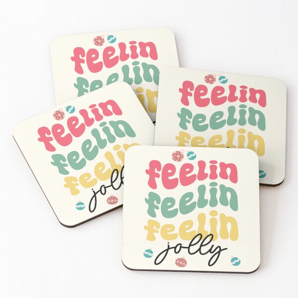 Item preview, Feeling Jolly Christmas Colorful Text  designed and sold by I Am Cuta.