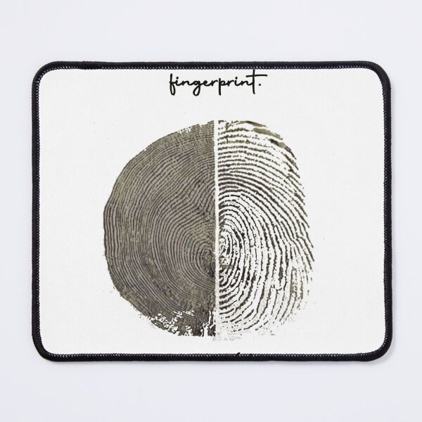Item preview, A tree stump and a human fingerprint designed and sold by DominikMax.