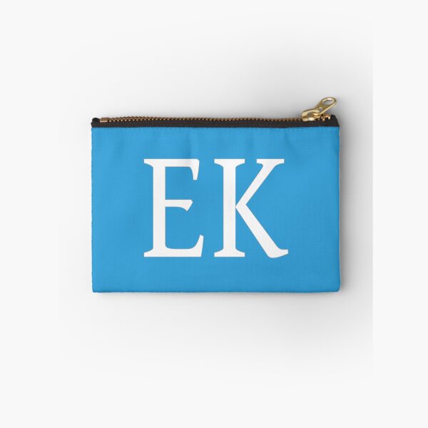 Item preview, EK Initials Monogram Elegant White Letters designed and sold by Jeallan Designs.