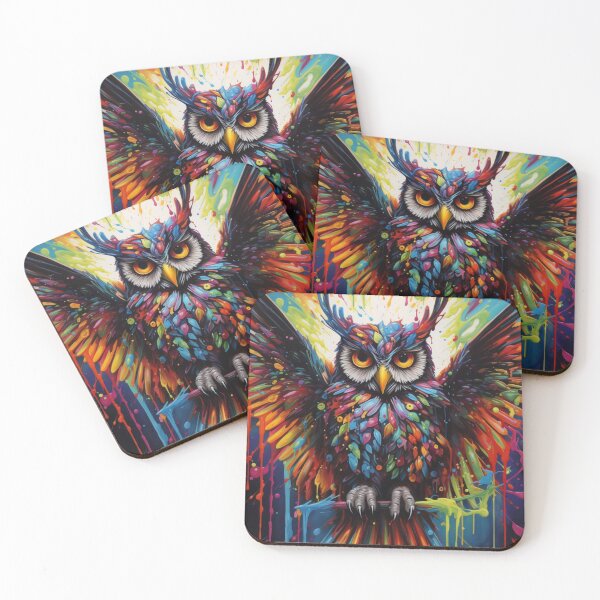 Item preview, "Luminous Owl Vision" designed and sold by callicoartshop.