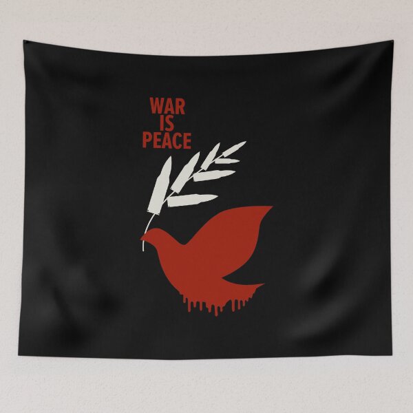 Item preview, War Is Peace: A George Orwell Tribute - Thought-Provoking Artwork for a World in Turmoil designed and sold by Boogosh.