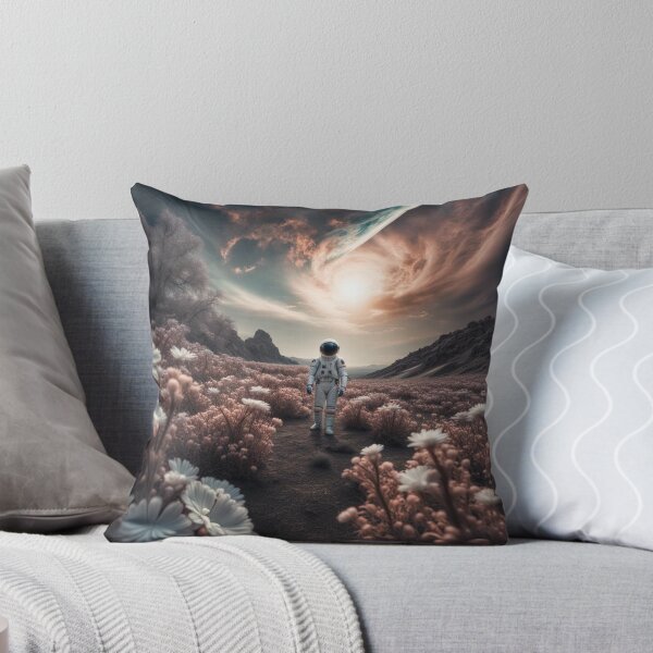 Distant Planet Throw Pillow