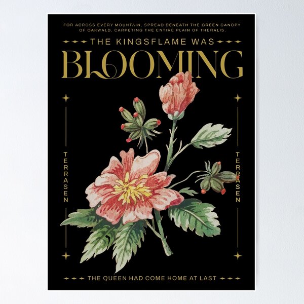 Item preview, Throne Of Glass The Kingsflame Was Blooming designed and sold by JoeHamiltona.