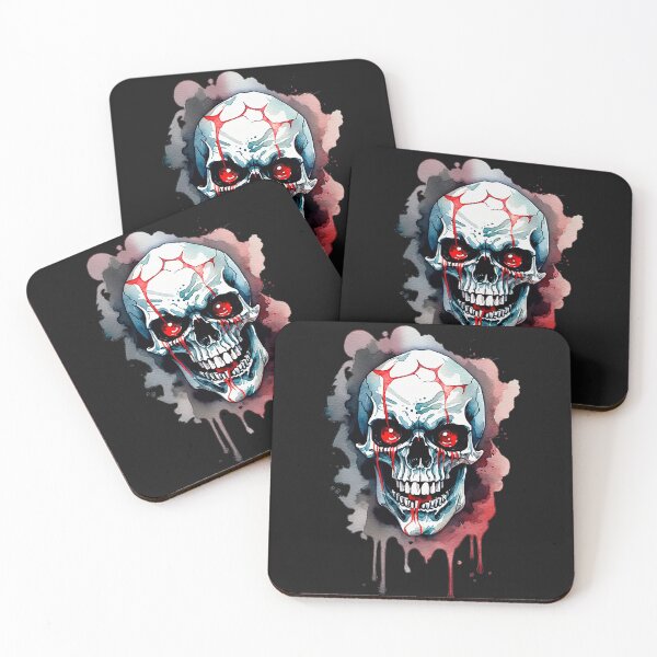 Item preview, Watercolor skull designed and sold by Carpe--Noctem.