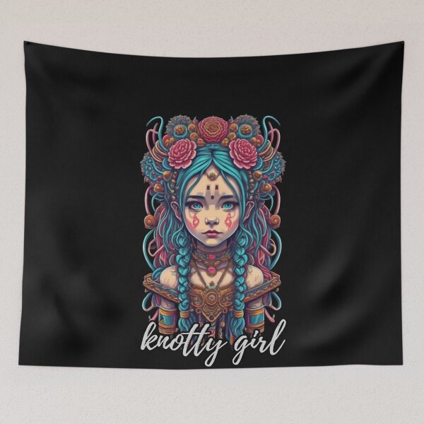 Item preview, Macrame Knotty Girl designed and sold by AAcrew.