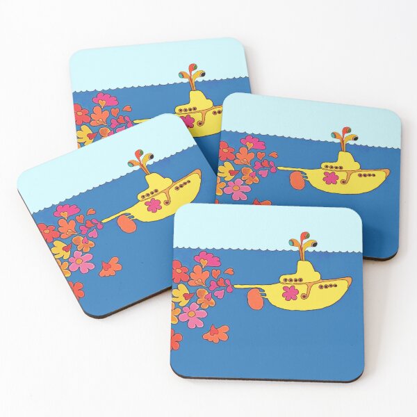 Item preview, Flower Powered Yellow Submarine  designed and sold by Corinne Alexa Jackson.