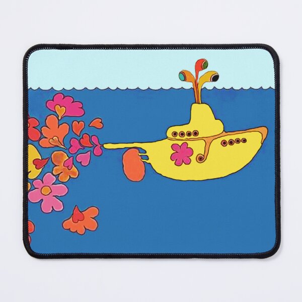 Item preview, Flower Powered Yellow Submarine designed and sold by Corinne Alexa Jackson.