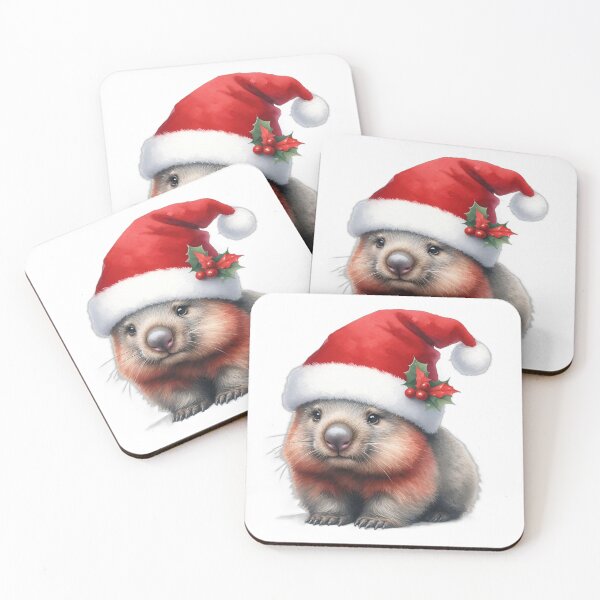 Item preview, Wombat Santa designed and sold by HueHarbor.