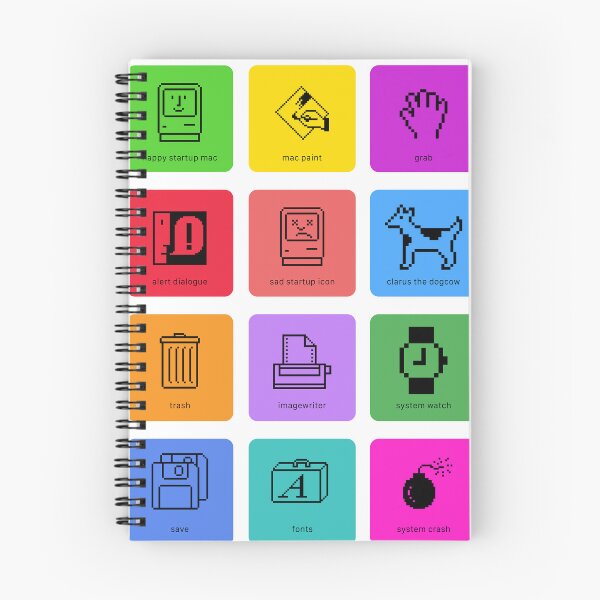 Item preview, classic Mac system 6 icons designed and sold by GeekShirts Shop.