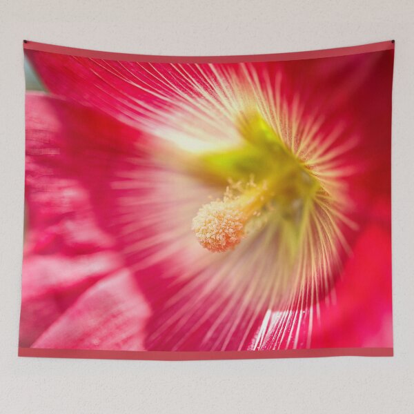 Item preview, Sunlit Hollyhock Flower designed and sold by Alisonchambers2.