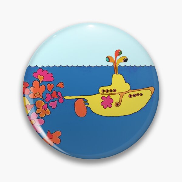 Item preview, Flower Powered Yellow Submarine  designed and sold by Corinne Alexa Jackson.