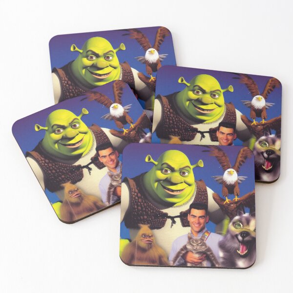 Aperçu de l'œuvre Cursed Shrek et ses amis créée et vendue par atikus.
