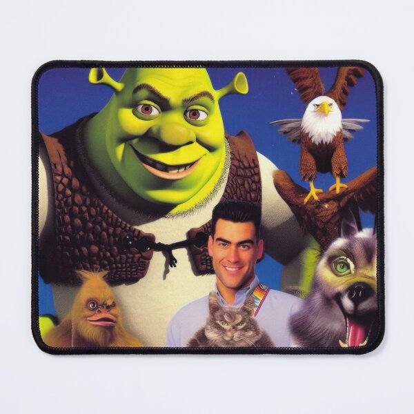 Aperçu de l'œuvre Cursed Shrek et ses amis créée et vendue par atikus.