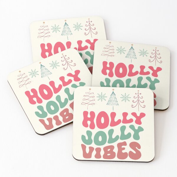 Item preview, Holly Jolly Christmas Text designed and sold by I Am Cuta.