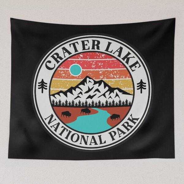 Item preview, Crater Lake National Park-Vintage designed and sold by nature-space.