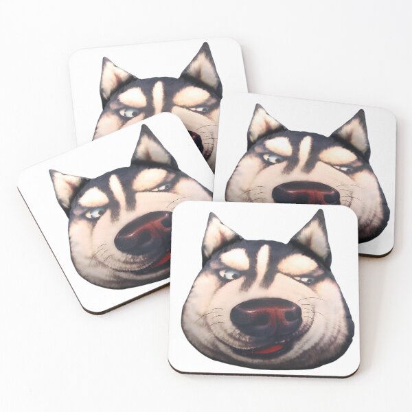 Item preview, husky meme face #2 designed and sold by ipoppppp.