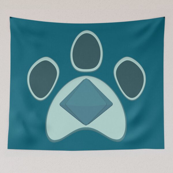 Item preview, Glaceon Pawprint designed and sold by galaxydaydreams.