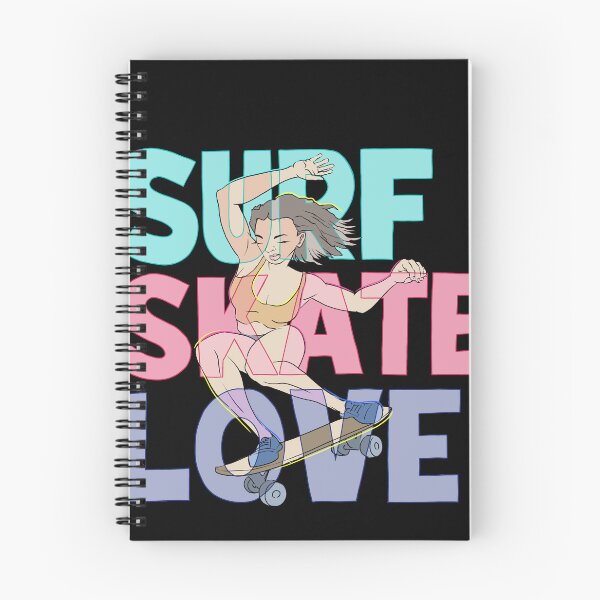 Item preview, SURF SKATE LOVE designed and sold by motylanoga.