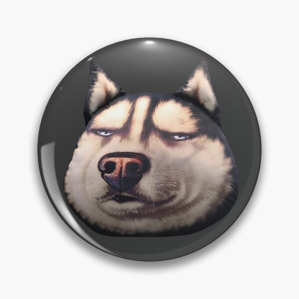 Item preview, husky meme face #4 designed and sold by ipoppppp.