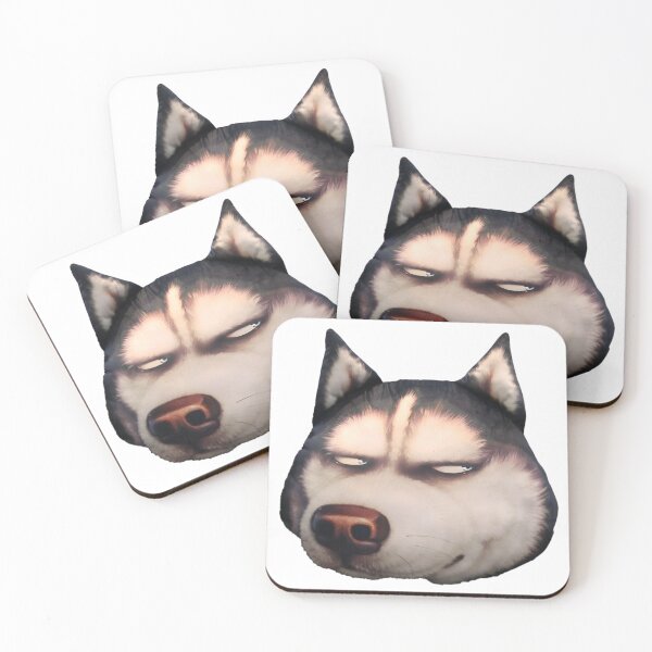 Item preview, husky meme face #5 designed and sold by ipoppppp.