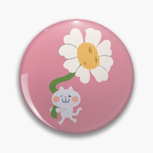 Artikelvorschau, Kaugummikatze mit Blume! entworfen und verkauft von NeeStore.