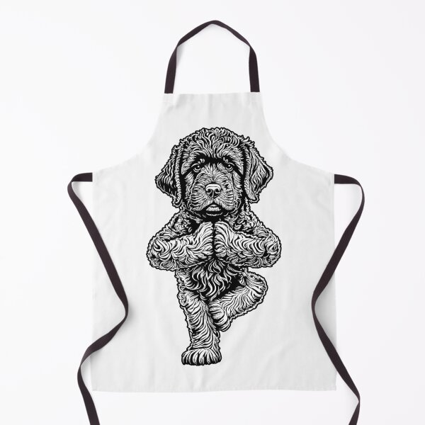Item preview, Portuguese Water Dog Puppy Yoga Funny Dogs Asana Tree Pose designed and sold by GrandeDuc.